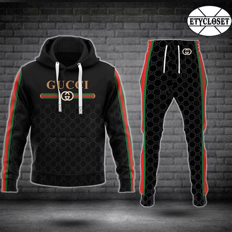 gucci hoodie with rhimstones|gucci sweatpants for men.